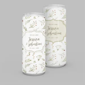 Personalisierbare Dosen Aufkleber “Landhaus” 10er-Set