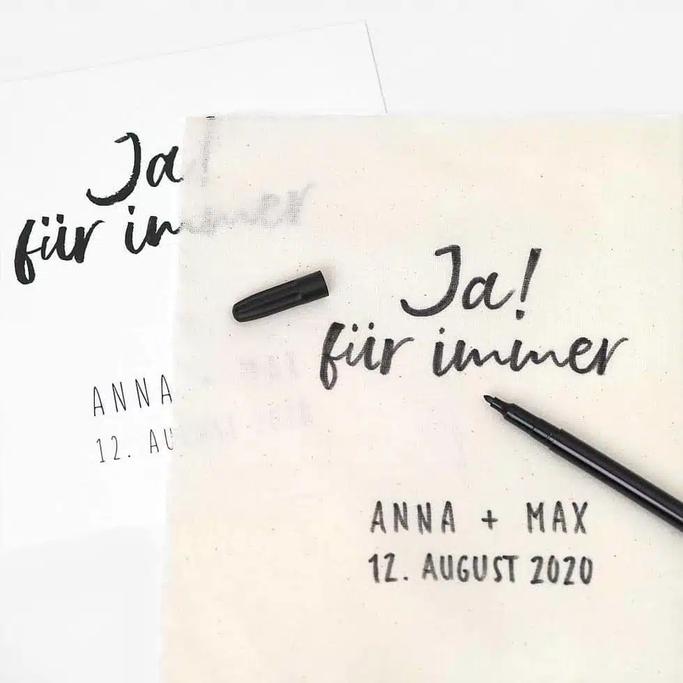 Personalisiertes Ringkissen selber machen – Bild 2