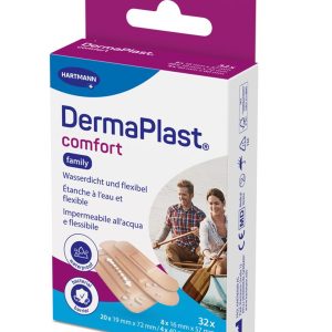 DERMAPLAST Comf Family Strips ass 3 Gr 32 Stk