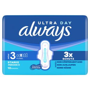 ALWAYS Ultra Binde Gr3 Long Plus Flügeln 10 Stk
