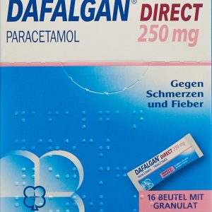 DAFALGAN Direct Gran 250 mg Erdbeere Btl 16 Stk