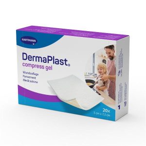 DERMAPLAST Compress Gel 5×7.5cm 20 Stk