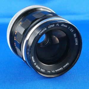 Canon Lens FL 35mm 1:2.5 Objektiv – (No. 29536) Made in Japan