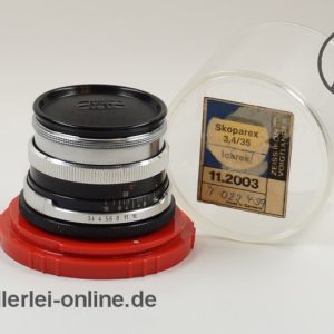 Carl Zeiss Skoparex Lens | 3,4/35mm Objektiv | Icarex Zeiss Ikon Voigtländer Weitwinkelobjektiv