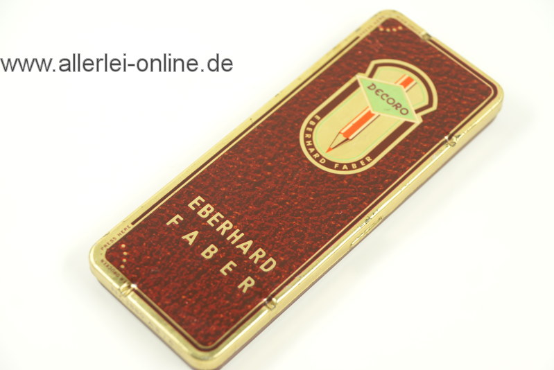 6 Stück unbenutzte Eberhard Faber DECORO Buntstifte mit Blechdose Nr: 1880 AB/6 – Bild 7