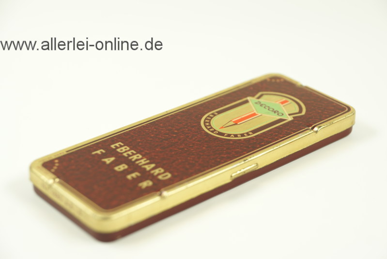 6 Stück unbenutzte Eberhard Faber DECORO Buntstifte mit Blechdose Nr: 1880 AB/6 – Bild 8