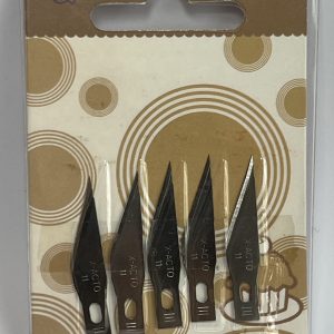 5 Ersatzklingen schräg Skalpell Präzisionsmesser