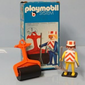 KLICKY Playmobil System 3314 Straßenbauarbeiter mit OVP