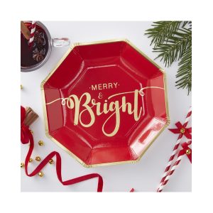 Papierteller  – Merry & Bright