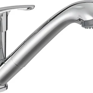 Einhebelmischer Reich F5 Keramik Kama mit Handbrause Duett Farbe chrom