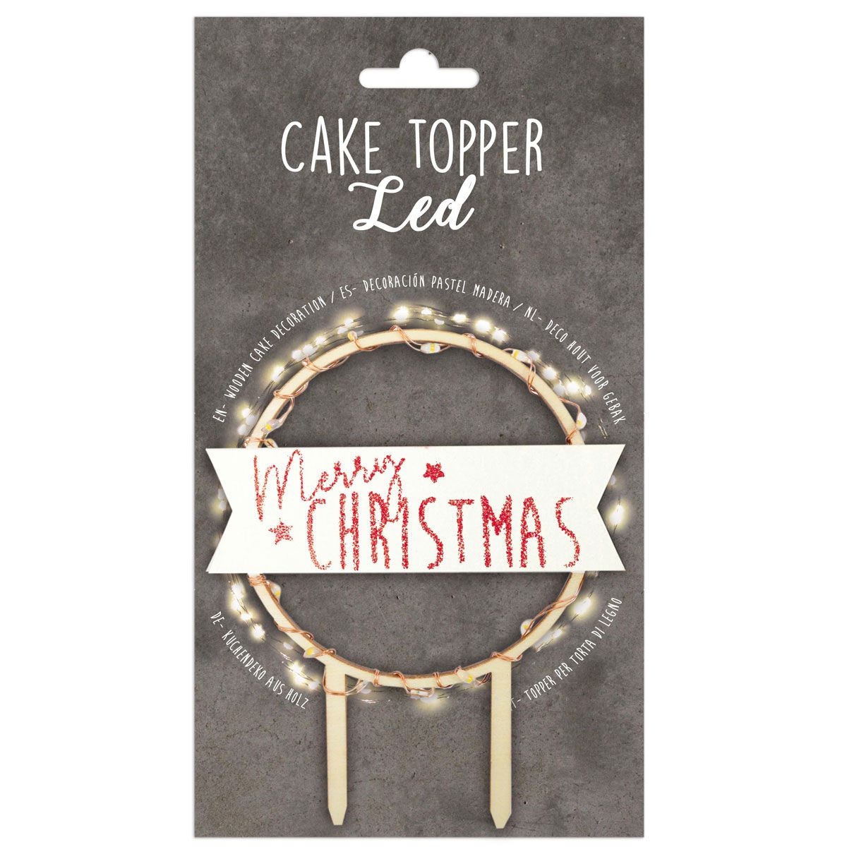 SCRAPCOOKING TORTENAUFLEGER LED FROHE WEIHNACHTEN â Bild 2