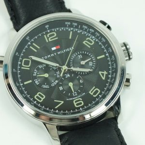 Tommy Hilfiger | Casual 1790768 Herren Uhr | Armbanduhr mit Lederarmband