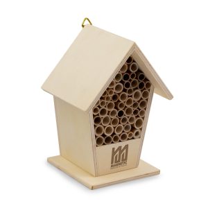 Insektenhaus aus Sperrholz für Ihre Werbung