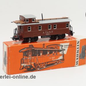 MĂ€rklin H0 | MĂ€rklin 4570 Caboose American Brake Van | USA A.T & S.F GĂŒterzug Begleitwagen mit OVP