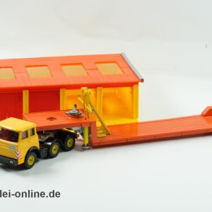 SIKU V288 | Siku V307 Hanomag Henschel F201S-2A Sattelzug mit 4-fach Garage – Fertigbauteile Transporter