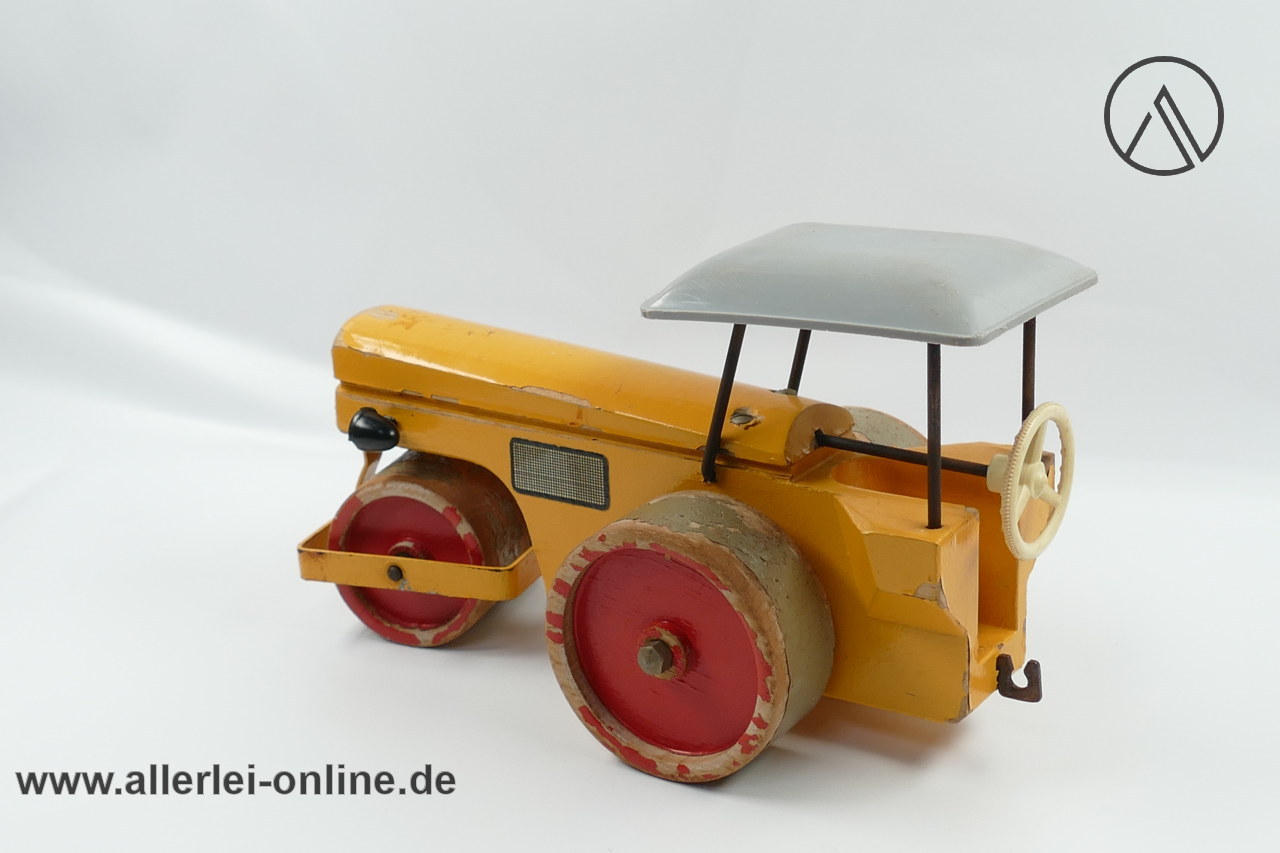 Steiff StraĂenwalze | Holz Strassenwalze | Vintage 50-60er Jahre Steiff Baumaschine â Bild 5