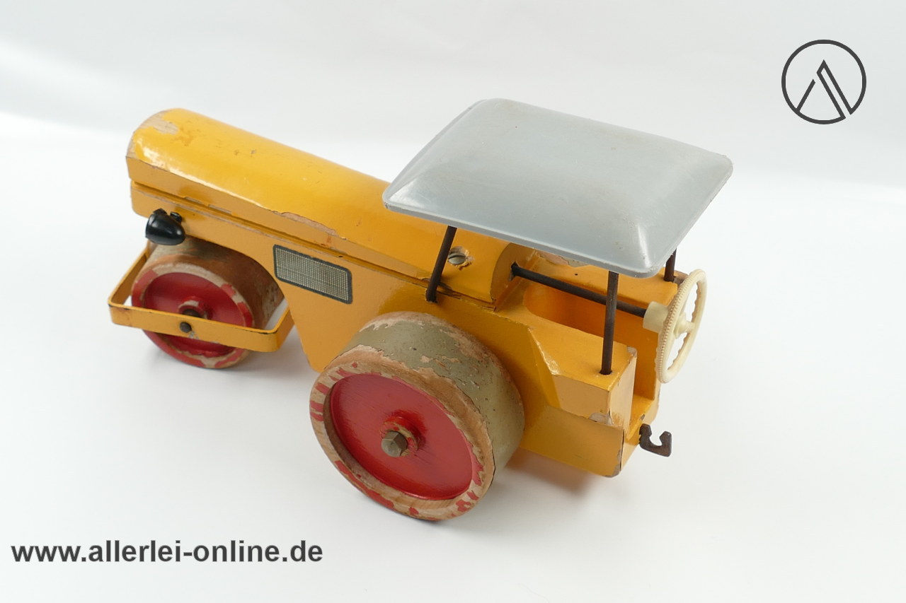 Steiff StraĂenwalze | Holz Strassenwalze | Vintage 50-60er Jahre Steiff Baumaschine â Bild 6