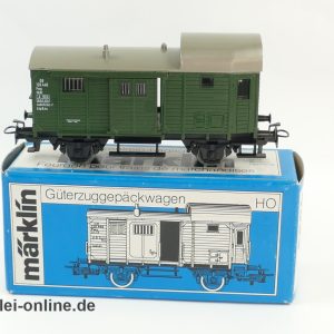MĂ€rklin H0 | 4699 GĂŒterzug GepĂ€ckwagen Pwg 120 440 der DB | GĂŒterwagen mit OVP