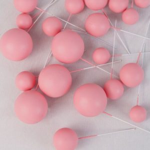 Ballons Bubbles Einstecker 20 Stk. – Matt Rosa