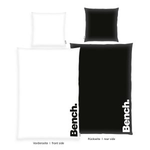 Bench Bettwäsche-Set ‘Schwarz/Weiß’ – 135×200, 140×200 & 155×220 cm, Renforcé
