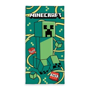 Minecraft Badetuch ‘Creeper Crew’ – 75×150 cm, 100% Baumwolle