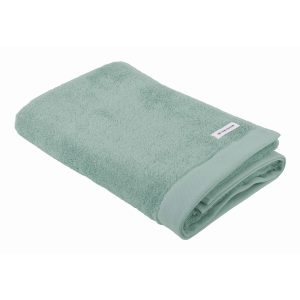 TOM TAILOR Duschtuch ‘Color Bath Towel Fresh Sage’ – 70×140 cm, Frottier